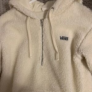 vans furry sweatshirt
